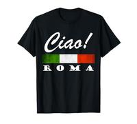 Ciao Italia Drapeau Italien Tricolore Roma Rome Italie Salutations T-Shirt