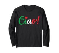 Ciao Italian Salutations Italy Heritage Pride Manche Longue