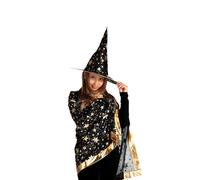 Ciao - Kit de déguisement d'apprentissage/sorcière (cape et chapeau)