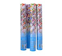 Ciao - Lot de 4 tubes canon à confettis 40 cm