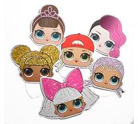 Ciao - Lot de 6 masques en papier L.O.L. Surprise assortis LOL Multicolore 23191