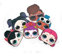 Ciao- Mascherine Carta L.o.l. Surprise, 6 pz Accessoires, Fille, 23161, Multicolore, Taglia Unica 6-9 Anni