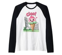 Ciao! Mignon Colisée Italien Gelati Rome pour Enfants garçons ou Filles Manche Raglan