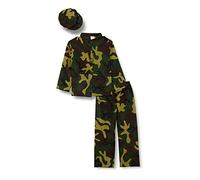 Ciao Militare Costume Bambino, Camouflage, 7-9 Ans Unisex Kids