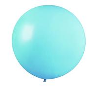 Ciao - Pack 10 maxi balloons in natural latex Premium Quality G40 (Ø 100cm / 40"), pastel light blue