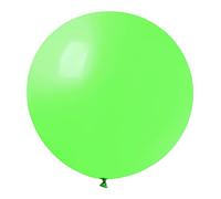 Ciao - Pack 10 maxi balloons in natural latex Premium Quality G40 (Ø 100cm / 40"), pastel mint green