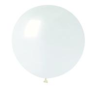 Ciao - Pack 10 maxi balloons in natural latex Premium Quality G40 (Ø 100cm / 40"), translucent