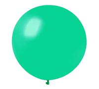 Ciao - Pack 10 maxi balloons in natural latex Premium Quality G40 (Ø 100cm / 40"), turquoise green