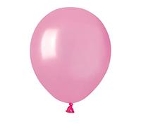 Ciao - Pack 100 balloons pearly in natural latex Premium Quality A50 (Ø 13cm / 5"), pink pearl