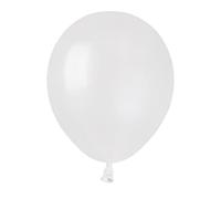 Ciao - Pack 100 balloons pearly in natural latex Premium Quality A50 (Ø 13cm / 5"), white pearl