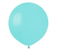 Ciao - Pack 25 balloons in natural latex Premium Quality G150 (Ø 48cm / 19"), pastel light blue