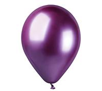 Ciao - Pack 50 balloons metallized in natural latex Premium Quality G120 (Ø 33cm / 13"), pink metallized