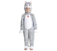 Ciao - Petit Chaton Chat Kitty grenouillère peluche baby costume déguisement original Trudi (Taille 1-2 ans)