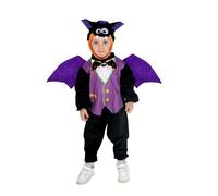 Ciao- Petite Chauve-souris costume déguisement grenouillère baby (Taille 6-12 mois) avec bonnet