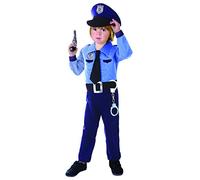 Ciao- Policier costume déguisement garçon avec muscles rembourrés