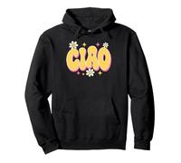 Ciao Retro Groovy Fleur Italienne Sweat à Capuche
