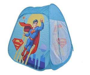 Ciao - Rideau de Jeu Superman DC Comics (80 x 80 x 90 cm) Pliable avec Ouverture Pop-up, Couleur Bleu, Rouge, Jaune, One Size, E7215