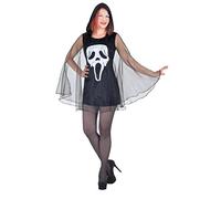 Ciao Robe Halloween Night déguisement fille femme Black Ghost Lady (Taille unique) avec tulle e capot