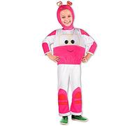 Ciao- Sally Robot Trains Costume déguisement Original Baby (Taille Ans), Girls, 11266.2-3, Pink, White, 2-3 Years