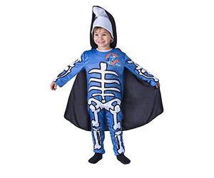 Ciao- Schtroumpf Squelette Halloween Special Edition costume déguisement garçon original Schtroumpfs (Taille 2-3 ans) avec manteau e masque