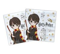 Ciao- Serviettes en Papier compostables Harry Potter (33 x 33 cm, Double Voile), 20 pièces, 24041, Multicolore