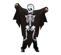 Ciao- Skeleton Ghost costume déguisement unisex enfant (Taille 7-10 ans), noir