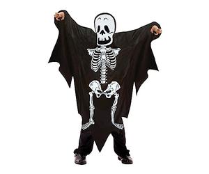 Ciao- Skeleton Ghost costume déguisement unisex enfant (Taille 7-10 ans), noir