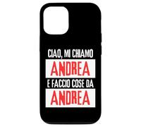 Ciao Sono Andrea Faccio Cose Da Andrea Personalizzato Coque pour iPhone 12/12 Pro
