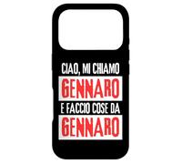 Ciao Sono Gennaro Faccio Cose Da Gennaro Personalizzato Coque pour iPhone 17 Pro