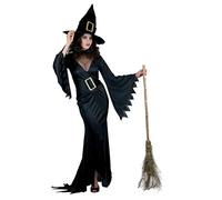 Ciao- Sorcière Noire costume déguisement fille femme adulte (Taille unique)