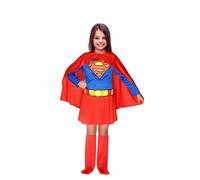 Déguisement Supergirl Fille - Taille 5-7 Ans Bleu