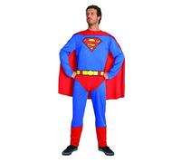 Ciao- Superman Costume déguisement Adult Original DC Comics (Taille, Men, Single, 11674.L, Blue, Red, Size L