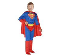 Ciao- Superman costume déguisement garçon original DC Comics (Taille 8-10 ans) avec muscles rembourrés