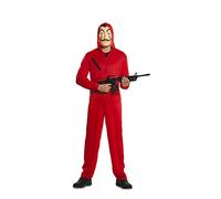 Ciao Tuta Rossa Rapinatore CASA Di Carta Costume Originale Adulto (Taglia, Rouge, Taille M/L Mixte