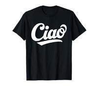 Ciao Typographie Italienne Patrimoine Culturel Italien T-Shirt