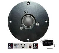 Ciare 1 Tweeter HT263 Dome Driver Noir 100 Watts rms 200 Watts Max 11,00 cm 110 mm diametre impédance 8 ohms sensibilité 91 DB pour la Maison + condensateur, 1 pièce