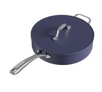 CIARRA Beyond - Sauteuse - 28cm - 4.2L - Revêtement Antiadhésif - avec Couvercle - Tous Feux dont Induction - Non Toxique - sans PTFE et PFOA - Bleu