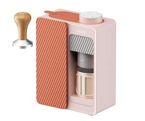 CIARRA Bloom Box Cafetière Portable - Machine à Espresso Nomade 15 Bars, Chauffage & Nettoyage Automatiques, Double Alimentation (Batterie & Secteur), Réservoir 180 ml - CBPCM551-P