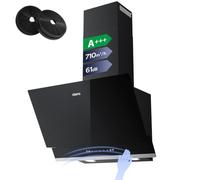 CIARRA CBCB6736A Hotte Aspirante Inclinée 60 cm 710 m³/h Gestuelle