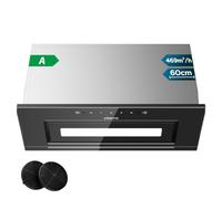 CIARRA CBCB6931B Hotte Aspirante Encastrée 60cm-Gestuel & Tactile -469 m³/h