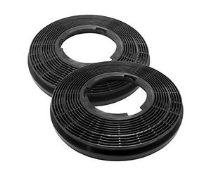 CIARRA CBCF005 Lot de 2 filtres à charbon de rechange pour hotte aspirante Diamètre 168 mm