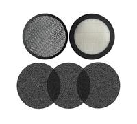 Ciarra CBCF008S HOOD TO GO Kit de filtres 3 filtres à charbon actif, 1 filtre aluminium, 1 filtre en polymère, accessoire pour mini hotte aspirante, Seulement pour Hotte Ciarra