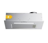 CIARRA CBCS5913D Hotte Aspirante Intégrée - 52cm - Classe B - Hotte Encastrable 300 m³/h - Evacuation ou Recyclage - Filtre à Charbon Non Inclus