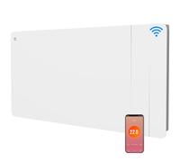 CIARRA CBHTD20A-W Radiateur à Inertie Céramique 2000W WiFi | Film chauffant, chauffe rapide pour 15-30 m², régulation PID, chaleur homogène, programmation hebdomadaire