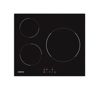CIARRA CRGBIH3 Table de cuisson à induction encastrable 5600 W, 3 feux, 9 niveaux de puissance, commandes tactiles, verrouillage enfant et minuterie