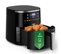 Ciarra Friteuse à Air 5L 1500W, Airfryer 8-en-1 Numérique, Sans Huile, 8 Programmes Prédéfinis, Noir CABAF1A