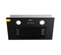 CIARRA Groupe Filtrant Hotte Aspirante Encastrable 52cm 300m3/h Recyclage ou Evacuation LED Eclairage Noir