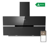 CIARRA Hotte Aspirante 90cm A+++ 650m3/h Booster 4 Vitesses Touche Tactile Hotte Cuisine Noir
