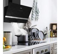 CIARRA Hotte aspirante A+++ 650 m³/h Hotte aspirante 60cm WIFI + APP & Touch Control BOOST VM6736HB