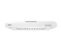 CIARRA Hotte Aspirante Casquette 60 cm, 220 m³/h, 3 Vitesses, Éclairage LED, Évacuation ou Recyclage, Commandes par Boutons, Hotte de Cuisine Murale Blanc, Filtre à Charbon Non Inclus